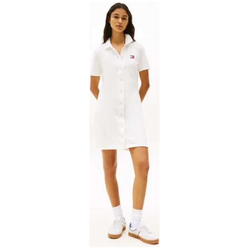 TOMMY JEANS Pique Polo Dress